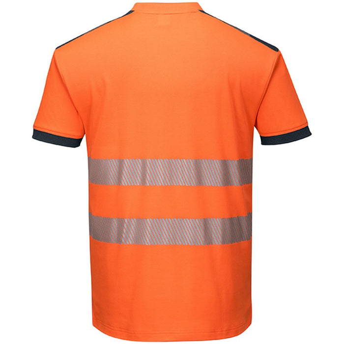 Portwest T181 Orange/Black PW3 Hi Vis T Shirt