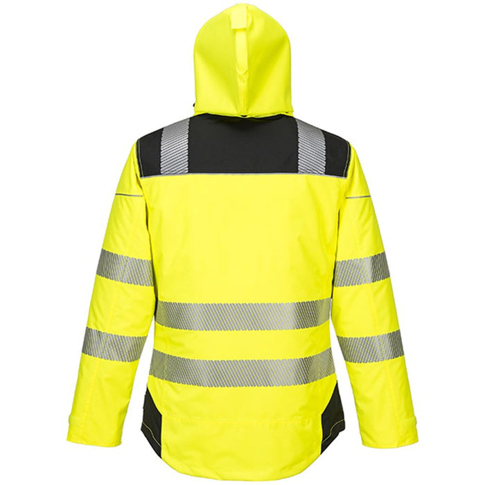 Portwest T400 PW3 Yellow Padded Waterproof Hi Vis Winter Jacket