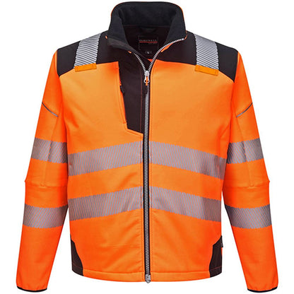 Portwest T402 Orange PW3 Hi Vis Softshell Jacket (3L)