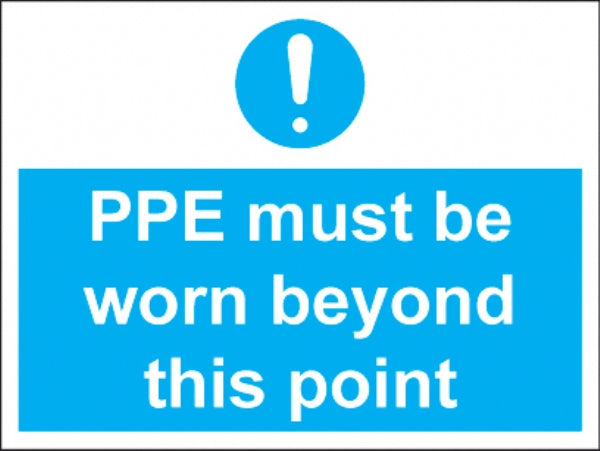 ppe must be worn beyond