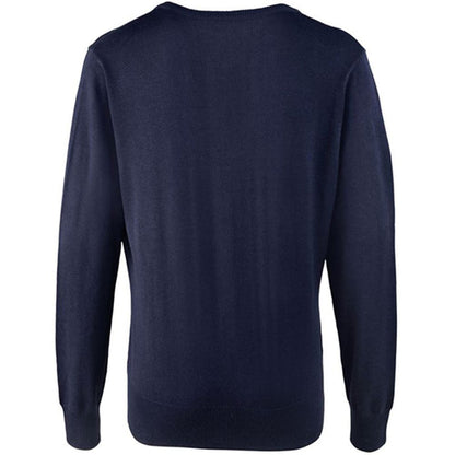 Premier PR696 Ladies Knitted V Neck Sweater