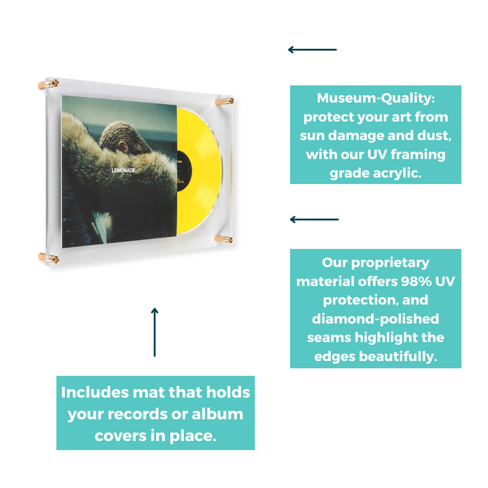 RECORD + VINYL REVEAL FRAME