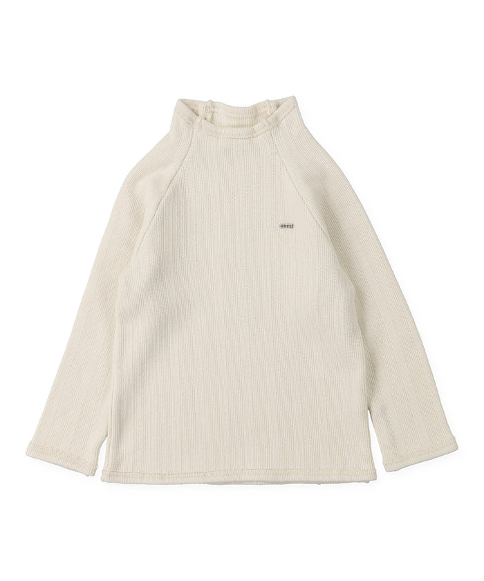 Rib Knit Long Sleeve Tee