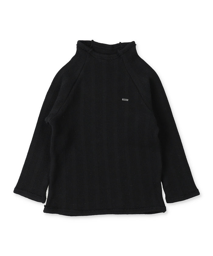Rib Knit Long Sleeve Tee