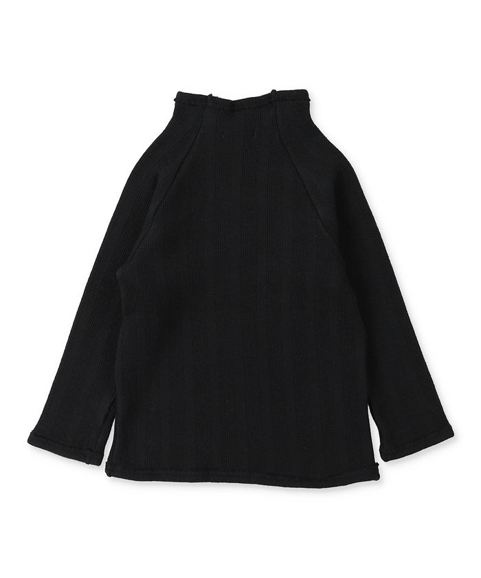 Rib Knit Long Sleeve Tee