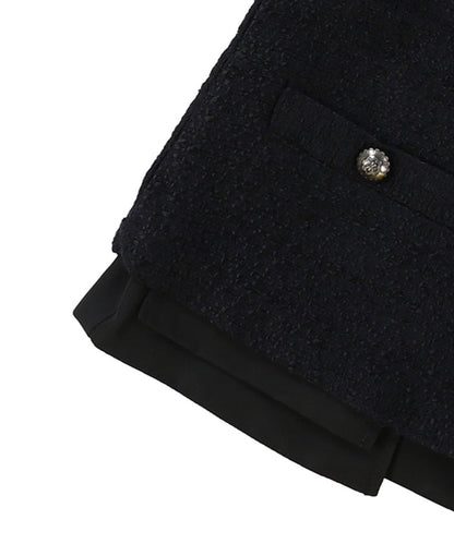 Sailor Collar Tweed Jacket