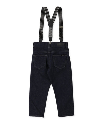 Selvedge Denim Suspender Tuck Pants