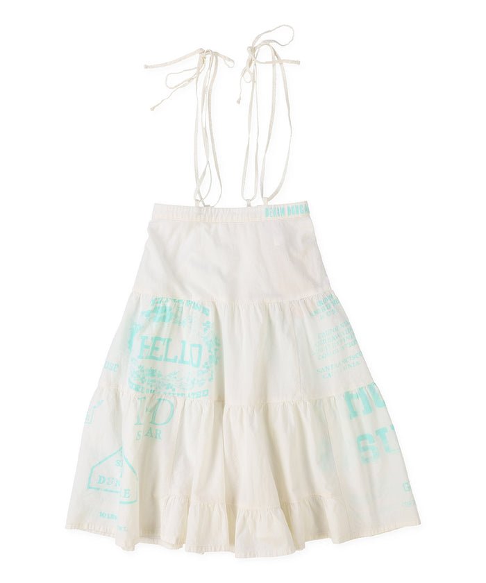 Sheeting Food Sack Remade Suspender Dress