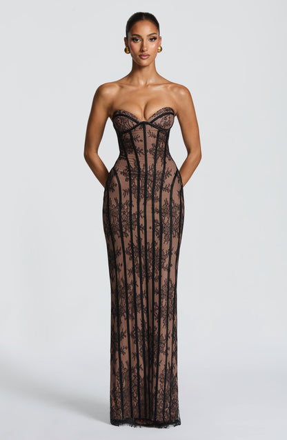 Sian Maxi Dress - Black