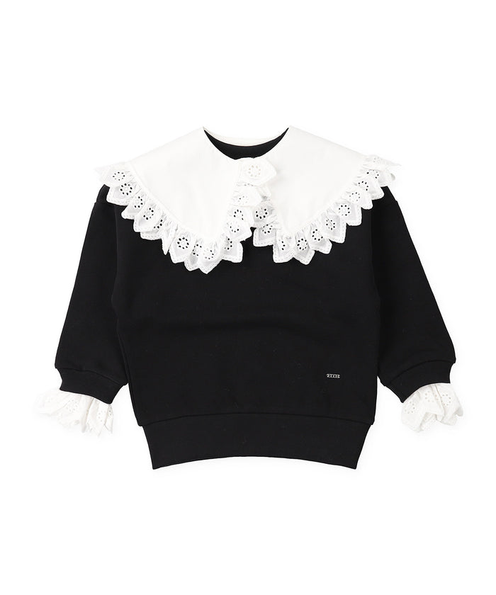 Smooth Fleece Collar Sweat Pullover