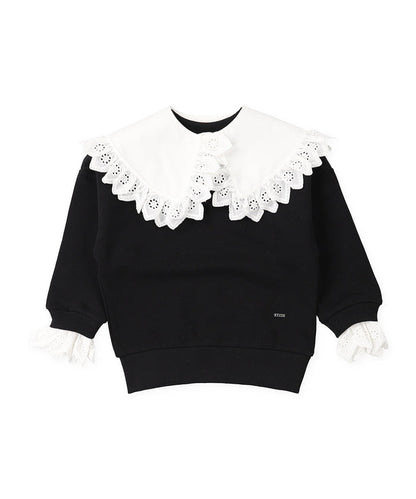 Smooth Fleece Collar Sweat Pullover