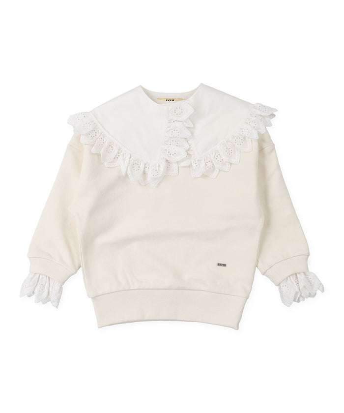 Smooth Fleece Collar Sweat Pullover
