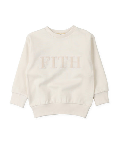 Smooth Fleece Logo Applique Sweat Pullover
