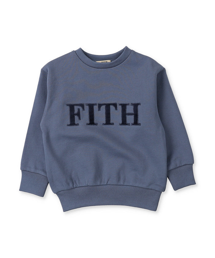 Smooth Fleece Logo Applique Sweat Pullover