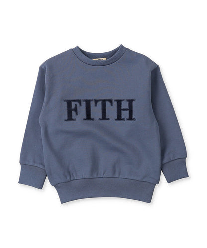 Smooth Fleece Logo Applique Sweat Pullover