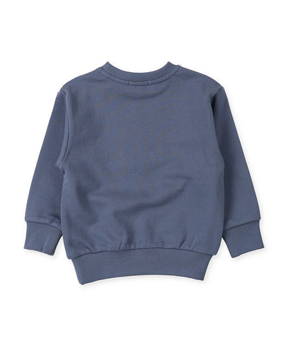 Smooth Fleece Logo Applique Sweat Pullover