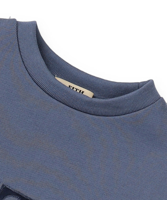 Smooth Fleece Logo Applique Sweat Pullover