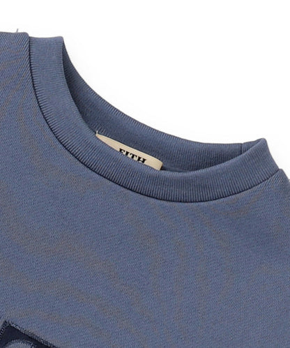 Smooth Fleece Logo Applique Sweat Pullover