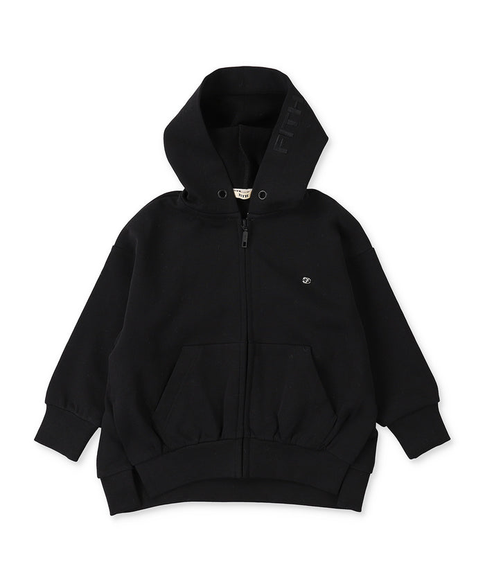 Smooth Fleece Zip Up Sweat Hoodie