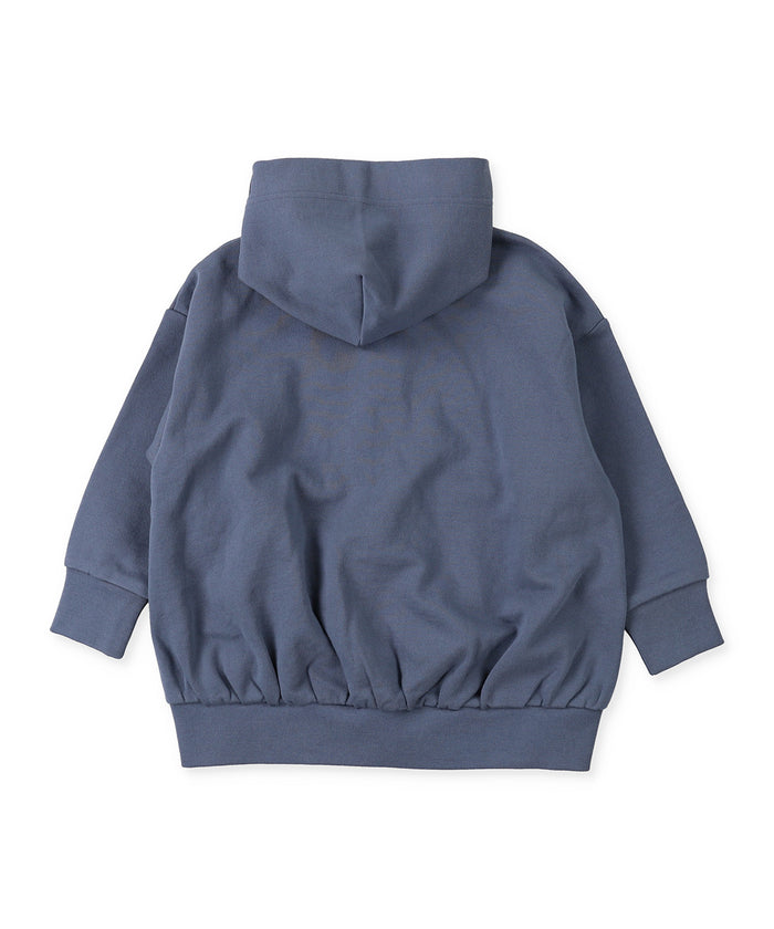 Smooth Fleece Zip Up Sweat Hoodie