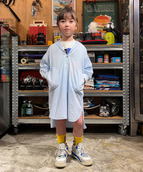 Soft Twill Sailor Shirt Dress