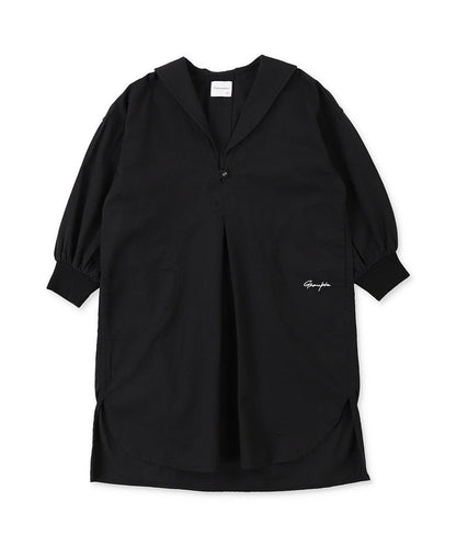 Soft Twill Sailor Shirt Dress