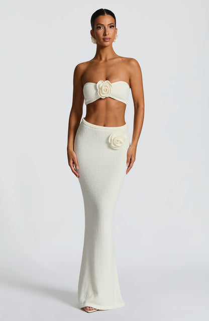 Sola Maxi Skirt - Ivory