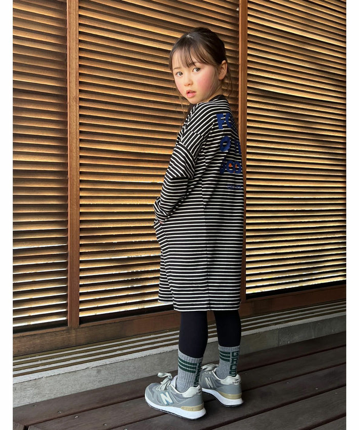 Striped FOCUS Tent-silhouette Dress