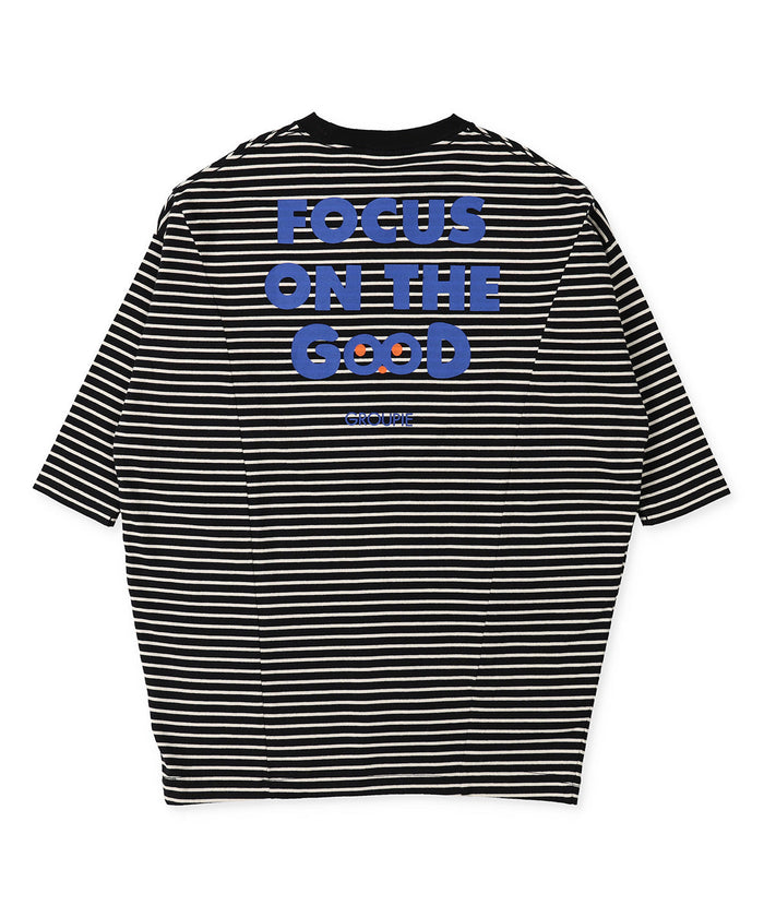 Striped FOCUS Tent-silhouette Dress