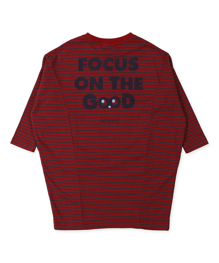 Striped FOCUS Tent-silhouette Dress
