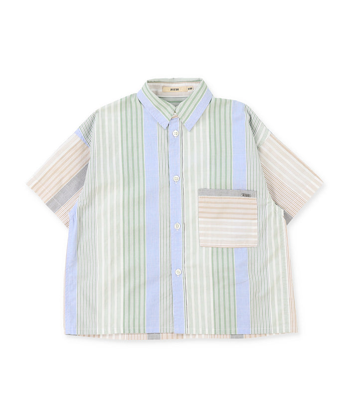 Striped Short Sleeve Shirt