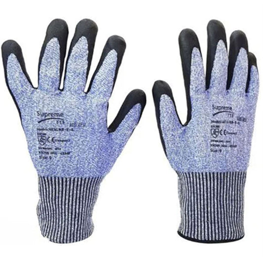 Supreme Cut F Cut Resistant Grip Glove with Foamed Nitrile Coating - 13g
