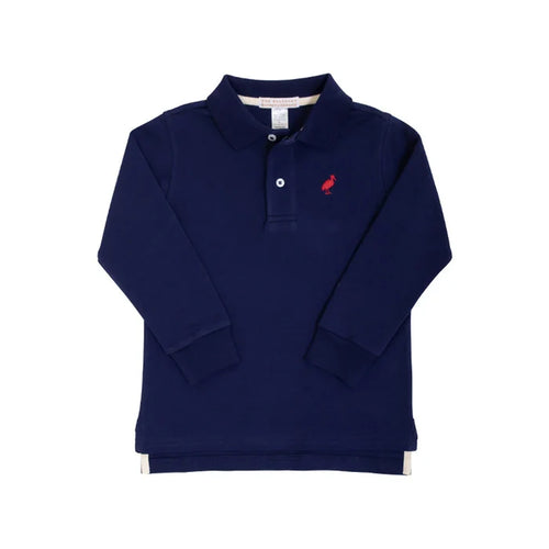 TBBC Prim and Proper LS Polo Nantucket Navy