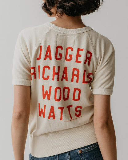 THE ROLLING STONES - IVORY RAGLAN T-SHIRT