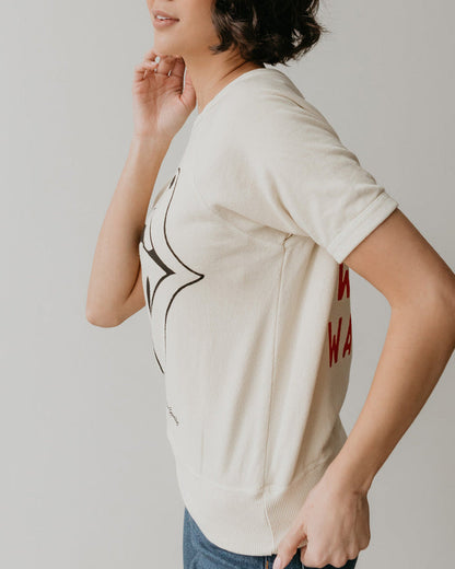 THE ROLLING STONES - IVORY RAGLAN T-SHIRT