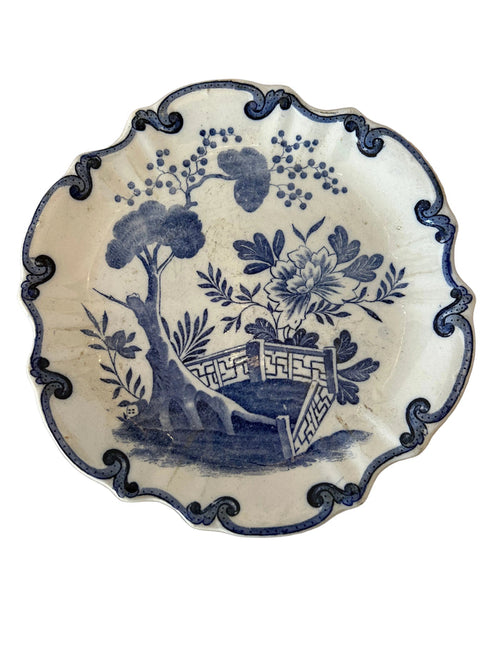 This item is an antique Creil et Montereau ironstone plate