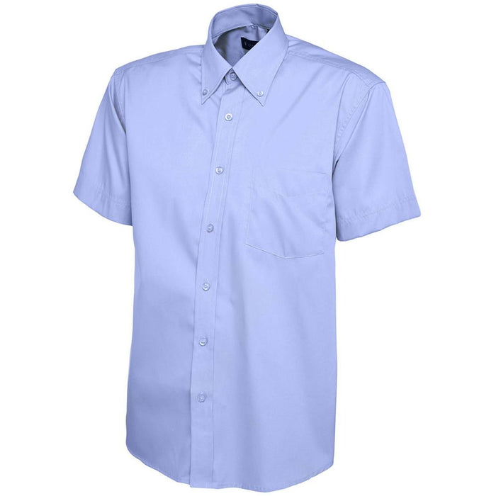 Uneek UC702 Mens Short Sleeve Pinpoint Oxford Shirt