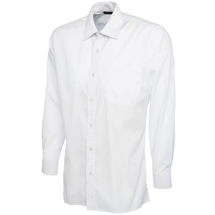 Uneek UC709 Mens Long Sleeve Poplin Shirt 120g