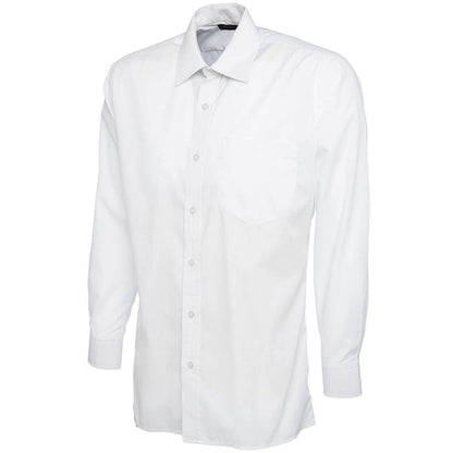 Uneek UC709 Mens Long Sleeve Poplin Shirt 120g