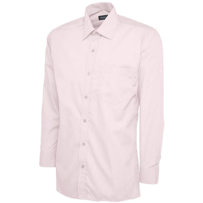 Uneek UC709 Mens Long Sleeve Poplin Shirt 120g