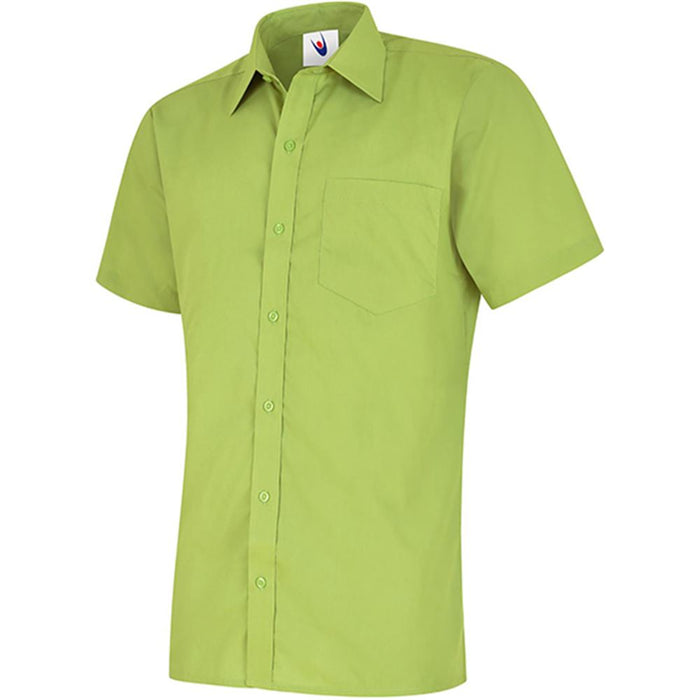 Uneek UC710 Mens Short Sleeve Poplin Shirt 120g