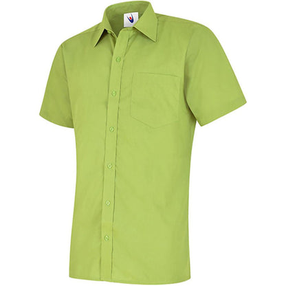 Uneek UC710 Mens Short Sleeve Poplin Shirt 120g