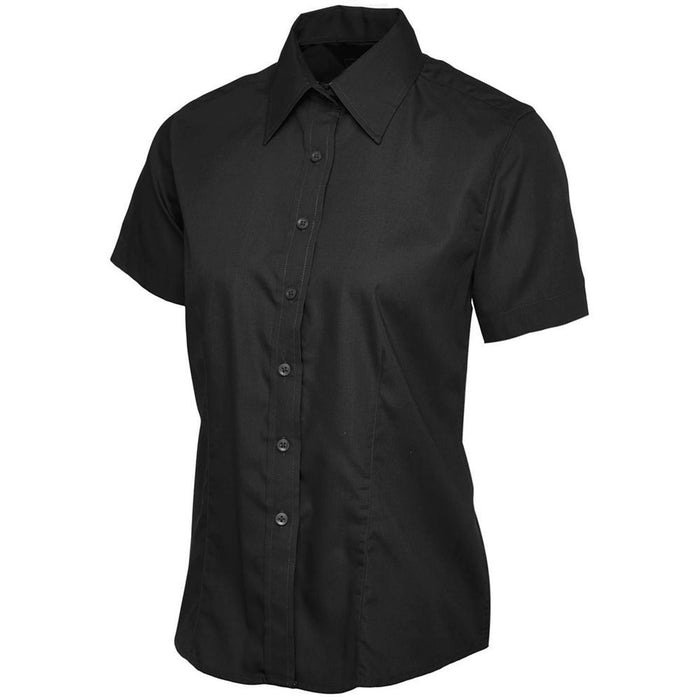 Uneek UC712 Ladies Short Sleeve Poplin Shirt 120g