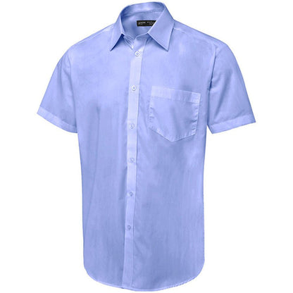 Uneek UC714 Mens Tailored Fit Short Sleeve Poplin Shirt 120g