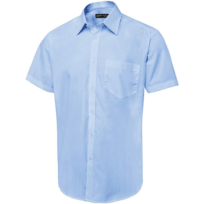 Uneek UC714 Mens Tailored Fit Short Sleeve Poplin Shirt 120g