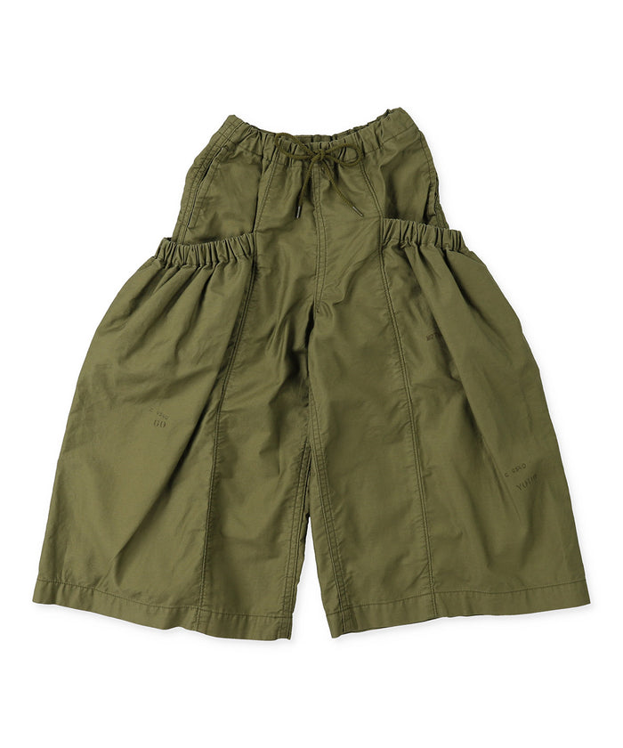 Vintage Back Satin Wide Pants