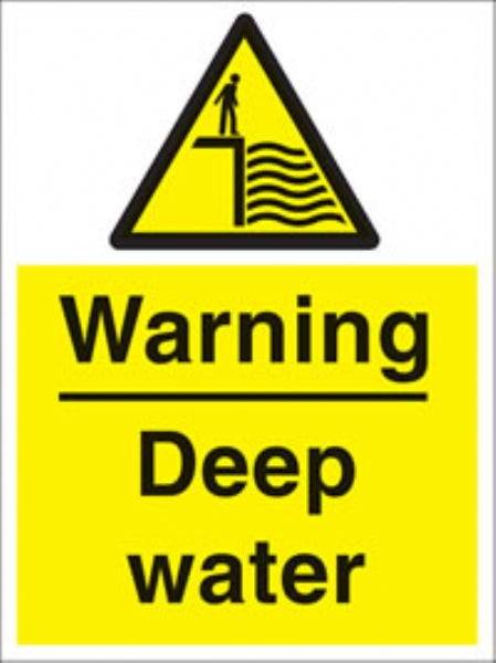 Warning Deep Water