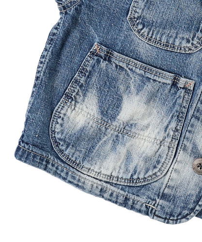 Work Denim Balloon-sleeve Jacket