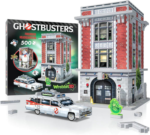WREBBIT 3D: Ghostbusters: Firehouse Headquarters: 500 Piece 3D Puzzle