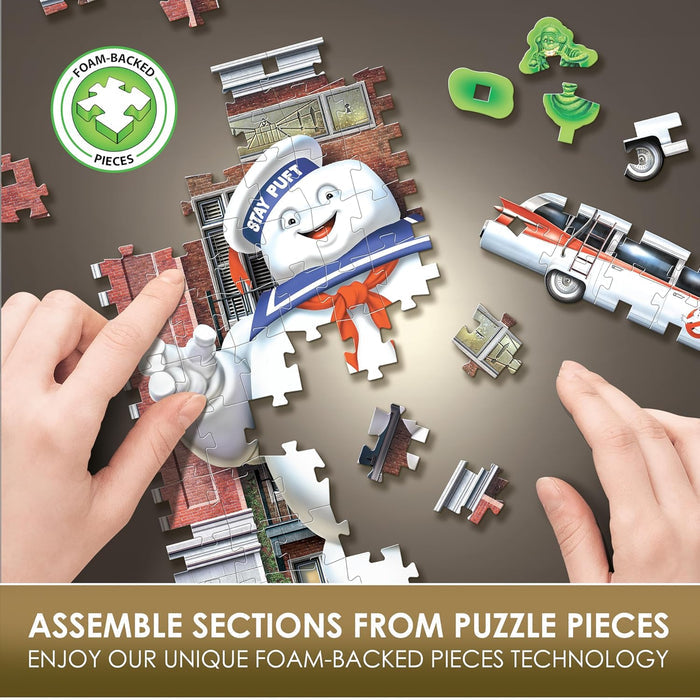 WREBBIT 3D: Ghostbusters: Firehouse Headquarters: 500 Piece 3D Puzzle